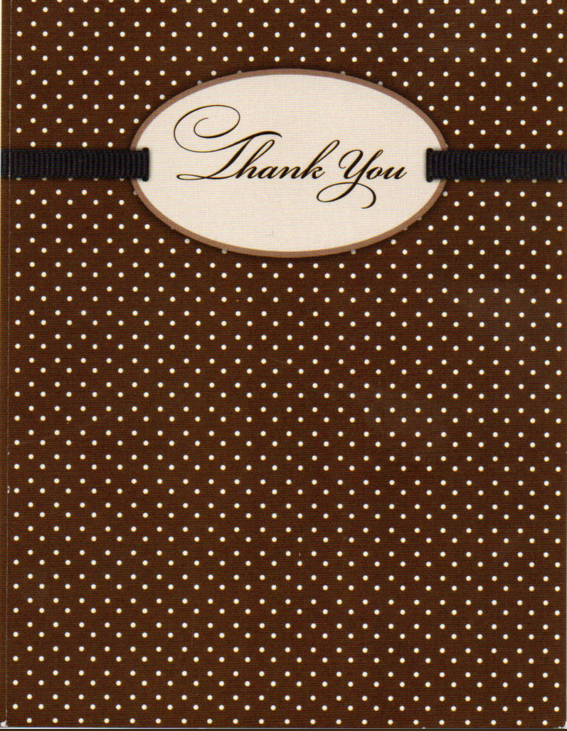 Thank you card from Diamonds In The Ruff Animal Rescue